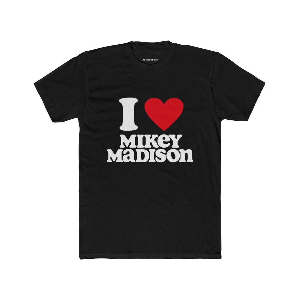 T-shirt unisexe col rond I ❤️ Mikey Madison