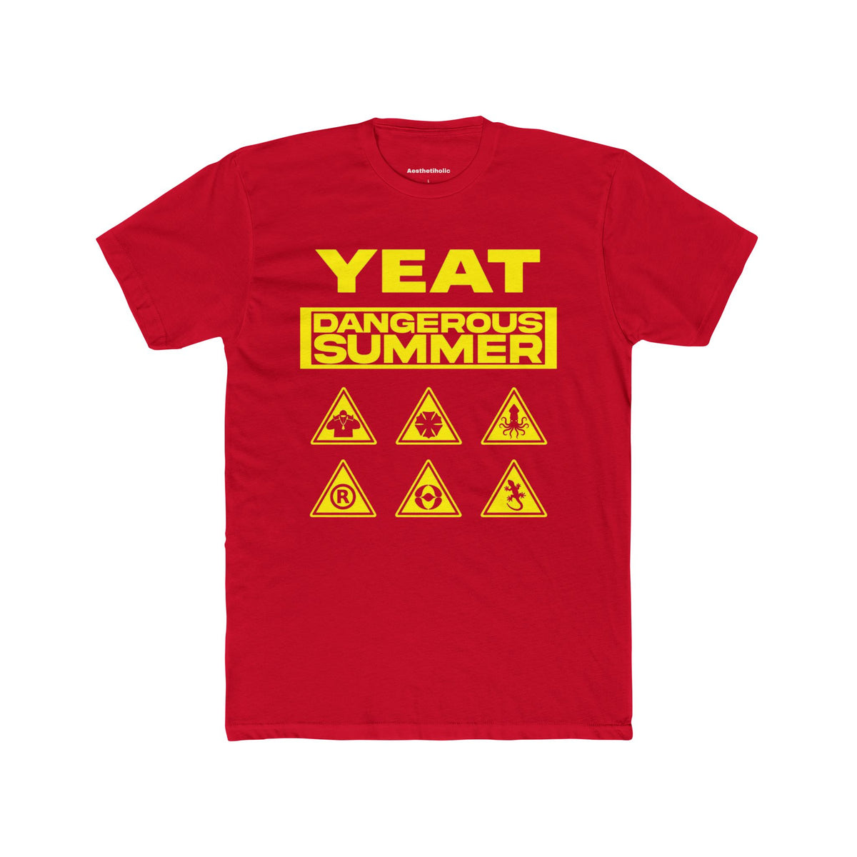 T-shirt Col Rond Unisexe Yeat Dangerous Summer