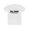 T-shirt col rond unisexe « Cligne des yeux si tu me veux »